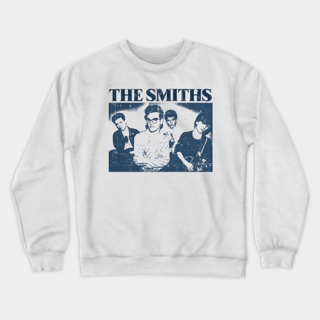 The Smiths - Blue Vintage Color Crewneck Sweatshirt by Campfire Classic